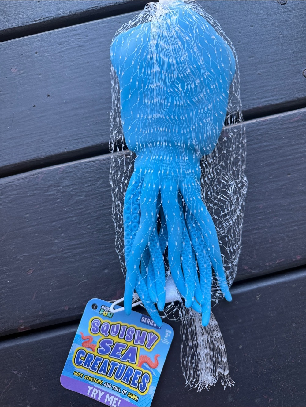 *VIRAL RARE* Squishy Sea Creatures Blue Octopus - crazy fun! RMS - new with tag - Picture 7 of 8